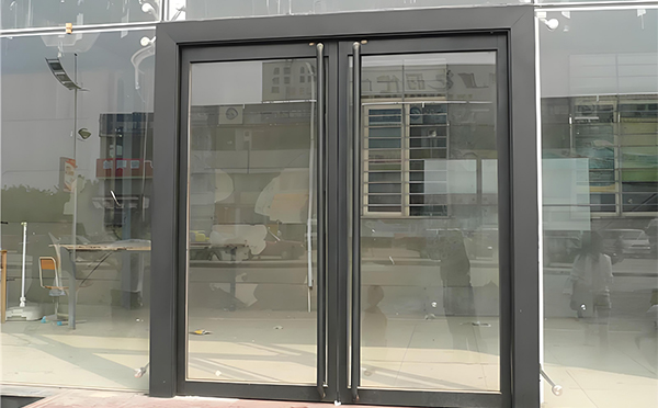 通渭玻璃地弹门