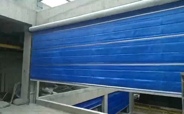 大型物流园区完成通渭防火门整体安装工程