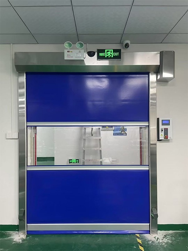 通渭快速通渭卷帘门在冷链物流仓储区的应用实践